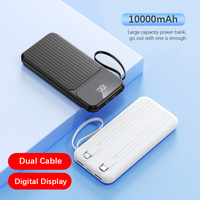Powerbank 22.5W Super Fast Charging Terlaris 2026, Layar LED, 10000mah, Tipis, Dilengkapi Kabel Ganda