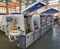 Machine de perçage de bord en Pvc Mdf, bande de bordure automatique, pré-fraisage, arrondi des coins, coupe du bois