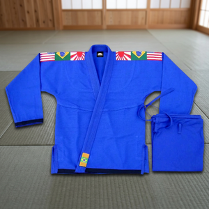 Kimono de Jiu-Jitsu Brésilien Unisexe de Haute Qualité, Respirant, 300g, Sans Coutures, Confortable, en Coton, Uniforme d'Entraînement, Vêtements d'Arts Martiaux - Product Image 4