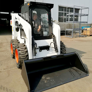 HAMAC Diesel Engine Skid Steer Loader 890kg <b>Loading</b> Capacity 44.7KW Crawler Moving Type High Efficiency Motor - Product Image 4