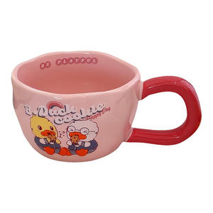 Little Yellow Duck <b>Ceramic</b> <b>Mug</b> 330Ml Cartoon Design With Handle For Home Office Use - Product Image 2
