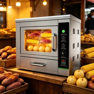 Straatverkopersroosterapparatuur, commerciële tafelmodel oven voor het bakken van zoete aardappelen en peren - Product Image 3