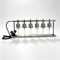 Presse à filtre moyenne pression Hexaplex BTU SD6/SD6B 0,69 MPa, protection IP65, testeur de perte de boue de forage 6 coupelles, garantie 1 an gratuite
