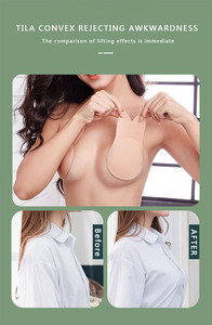 Nuovo lifting anti-sporgente antiaderente in pizzo con orecchio di coniglio <span class=keywords><strong>push</strong></span>-<span class=keywords><strong>up</strong></span> anti-sagging per capezzolo traspirante - Product Image 5
