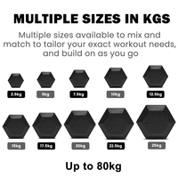 Vente en gros d'haltères hexagonaux de gymnastique en caoutchouc Mancuernas Ensemble d'haltères libres durables Équipement de fitness d'haltères hexagonaux bon marché
