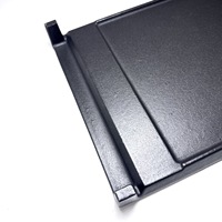 OEM ODM Barbecue rectangulaire mat en fonte Plaque de camping simple face