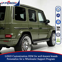 CF Vente Flash Jantes en Alliage Forgé Poli Chrome 22 Pouces 5x130 à Profil Profond pour Mercedes Benz G63 AMG SUV de Luxe