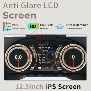 หน้าจอแสดงผลดิจิตอล LCD ขนาด 12.3 นิ้ว รุ่นล่าสุด สำหรับรถยนต์โตโยต้า อินโนวา ปี 2016-2021 จอแสดงผลความเร็วแบบ Virtual Cockpit หน้าปัดรถยนต์ - Product Image 1