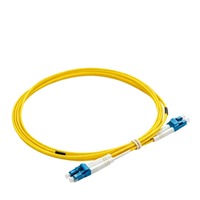 Latiguillo De Fibra Óptica Dúplex G657A LC/UPC A LC/UPC Monomodo OS2 Cable Amarillo 2.0mm