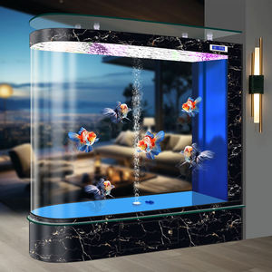 2025 Nieuwe Ontwerp Kogelvormige <span class=keywords><strong>Aquarium</strong></span> Vloerstaande Grote Goudvissentank Met Kamerverdelerfunctie - Product Image 2