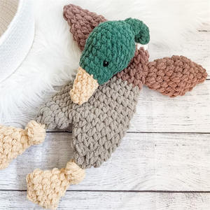 Barre de glace faite à la main au crochet caneton poupée nouvelle Station confort jouet ornements bébé jouets apaisants Amigurumi bébé couverture de sécurité - Product Image 3