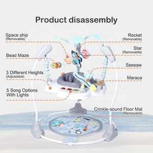 Trotteur <span class=keywords><strong>pour</strong></span> bébé prix <span class=keywords><strong>de</strong></span> gros usine réglable Jumper Bouncer activité musicale jouets siège <span class=keywords><strong>pour</strong></span> bébé - Product Image 2