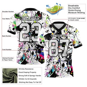 Professional Black Rugby Jersey Performance Wear With Moisture Wicking Fabric for Competitive Match Play and Team Identity - Product Image 3