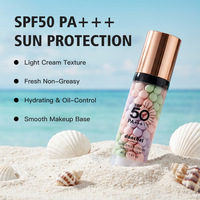 Crème Correctrice 3 Couleurs SPF50 PA+++ Base de Maquillage Écran Solaire Imperméable Contrôle du Sébum Correcteur de Couleur 40g