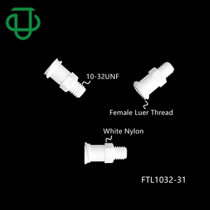 <span class=keywords><strong>PP</strong></span> PC Nylon 10-32UNF Fileté Luer Conique Raccord Femelle Luer Filetage Style <span class=keywords><strong>M</strong></span> UNF NPT Fileté Femelle Luer Lock Connecteur - Product Image 3