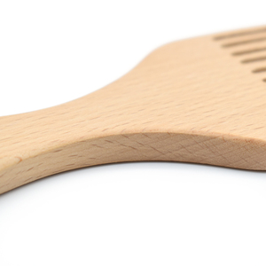 Peignes à cheveux <span class=keywords><strong>afro</strong></span> en bois de bambou naturel portables en gros, peignes à <span class=keywords><strong>barbe</strong></span> en bois de hêtre pour cheveux bouclés - Product Image 2