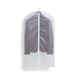 Sac de couverture de costume de vêtement transparent sac de vêtement suspendu en tissu de luxe de grande capacité avec couverture de costume à fermeture éclair - Product Image 2