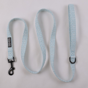 Fabricantes OEM Plaids and Tweeds Correa para perros con anillo de metal D Fuerte logotipo personalizado Correa de belleza para perros medianos - Product Image 5