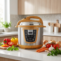 Cuisinière à riz multifonctionnelle de haute qualité pour la maison, en acier inoxydable, 6 L, cuisinière électrique à pression intelligente