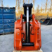 Prix de gros REBET Godet à pince hydraulique pour excavatrice de 1 à 30 tonnes, pour défrichage, CE ISO