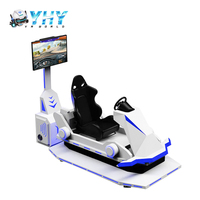 Intérieur 9d 3dof/6dof simulateur de conduite de voiture 4d Vr simulateur de course 9d cinéma volant Vr jeu pour parc à thème VR