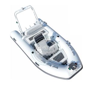 Sport 12ft RIB <span class=keywords><strong>360</strong></span> <span class=keywords><strong>coque</strong></span> en aluminium certifiée CE Hypalon/PVC bateau gonflable rigide pour l'aviron - Product Image 3