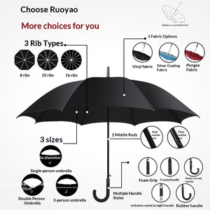 <span class=keywords><strong>Parapluie</strong></span> publicitaire automatique en acier inoxydable avec impression de logo personnalisable pour <span class=keywords><strong>homme</strong></span>, extra large, droit/long - Product Image 3