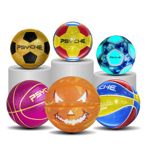 ハロウィンパンプキンデザインダークPSYCHEバスケットボール - Product Image 1