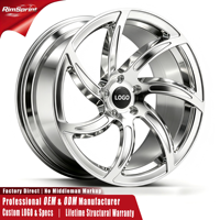 Jantes en alliage forgé Chrome Azioni-M 15-22 pouces 5x120 5x112 pour BMW G12 G14 Mercedes-Benz S580 Audi A8 Genesis G80 F87 G82