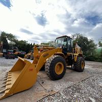 Chargeuse sur pneus Caterpillar CAT966H de haute qualité avec une charge nominale de 15 tonnes, structure durable, moteur prêt pour l'expédition mondiale