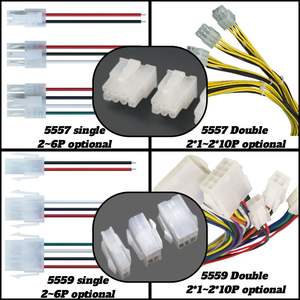 Arnés <span class=keywords><strong>de</strong></span> Cables Personalizado 5557 5559, Arnés <span class=keywords><strong>de</strong></span> Terminales <span class=keywords><strong>con</strong></span> Paso <span class=keywords><strong>de</strong></span> 4.2, 1007 300V 1015 600V para Lavadora/Refrigerador/Microondas/Ventilador - Product Image 2