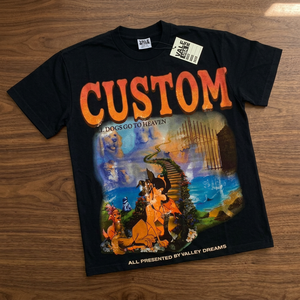 เสื้อยืดคอกลมโอเวอร์ไซส์แขนสั้นผ้าคอตตอนถักพิมพ์ลายระบายอากาศได้ดี น้ำหนัก 230gsm สไตล์วินเทจสำหรับผู้ชาย รับผลิตตามสั่งขายส่ง - Product Image 4