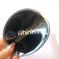 Impresión de logotipo personalizado Flexible de cristal cúpula de resina 3d epoxi etiqueta engomada clara