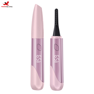 2 in 1 Portable <b>USB</b> <b>Heated</b> Eyelash Curler Beauty Eye Makeup Long Lasting Electric Mini Curling Lash Clip GZ RTS Bulk Mixed Order - Product Image 1