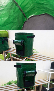 Sacs <span class=keywords><strong>de</strong></span> plantation en plastique PE personnalisés X134 <span class=keywords><strong>de</strong></span> 10 gallons pour la croissance des plantes - Product Image 4
