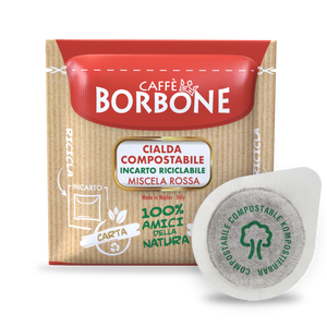 50 Filtri di Carta Rossi Borbone ESE 44 mm 0.11/ Pod Caffè K-Cups & Capsule - Product Image 1