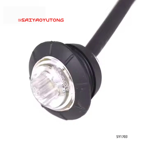 Indicador LED de nueva condición, luz indicadora lateral para remolque, V 12, 24V, amarillo, blanco, rojo, camiones, señal de giro, accesorio de luz para coche - Product Image 4