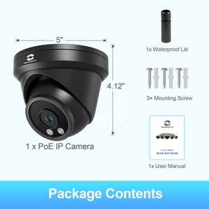 Gwsecu 12MP lai Spotlight đầy đủ màu sắc tầm nhìn ban đêm ai phát hiện khuôn mặt PoE an ninh 4K 6K IP camera âm thanh cho an ninh nhà - Product Image 5