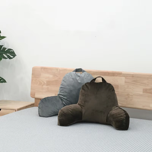 Kingworth shredded Bộ nhớ bọt thắt lưng trở lại hỗ trợ đệm 200tc rắn mô hình ghế đọc sách gối giường phần còn lại gối - Product Image 6