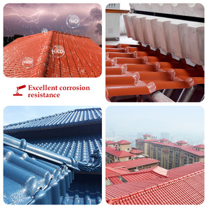 Échantillon de tôle de <span class=keywords><strong>toiture</strong></span> en résine synthétique ASA pour maisons préfabriquées - Product Image 4