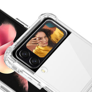 Recién llegado, funda transparente para Z Flip 5 6 7, funda magnética transparente antiamarilla para Galaxy Zflip 7, funda móvil - Product Image 2