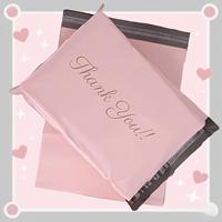 Enveloppes en polyéthylène biodégradables écologiques personnalisées, emballage d'expédition sécurisé par courrier, pochette avec logo chaud pour les sacs postaux de commerce électronique