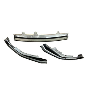 Divisor delantero BMW Serie 3 G20 en negro brillante de 3 secciones, modelo MP para 2020-2022 - Product Image 4