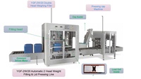 Ligne de remplissage automatique pour liquides visqueux de 5 à 35 litres pour fûts d'engrais chimiques et de pesticides, contrôle PLC, construction en acier inoxydable