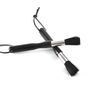 Moulin à café Barista à Long manche en bois, <span class=keywords><strong>brosse</strong></span> de nettoyage de poudre, Machine à café, manche en bois, poils de cochon, Espresso - Product Image 1
