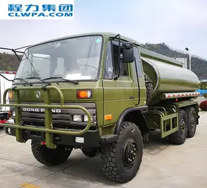 12 톤 6x6 사막 음료 물 탱크 트럭 371HP 핫 세일 를 위한 물뿌리개 물 탱크 트럭