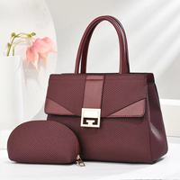 Nouveau Sac Fourre-Tout Femme Grande Capacité Blocs de Couleurs Européen et Américain en Cuir PU, Sac à Main et Sac à Bandoulière Twinkle
