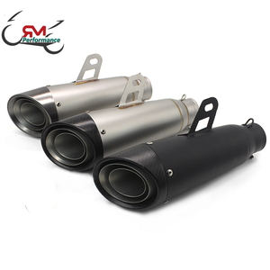 Moto de course D'échappement En Fiber De Carbone Pointe Sans DB Killer Pour Ninja <span class=keywords><strong>650</strong></span> <span class=keywords><strong>MT</strong></span>-09 <span class=keywords><strong>MT</strong></span>-<span class=keywords><strong>07</strong></span> Z1000 Échappe Moto - Product Image 1