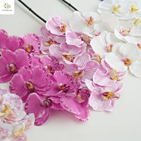 Orchidea Phalaenopsis Artigianale da 93 cm con Effetto Reale, Stampa 3D e Texture Idratata, Orchidea Farfalla per Matrimoni di Lusso (Vendita all'Ingrosso)
