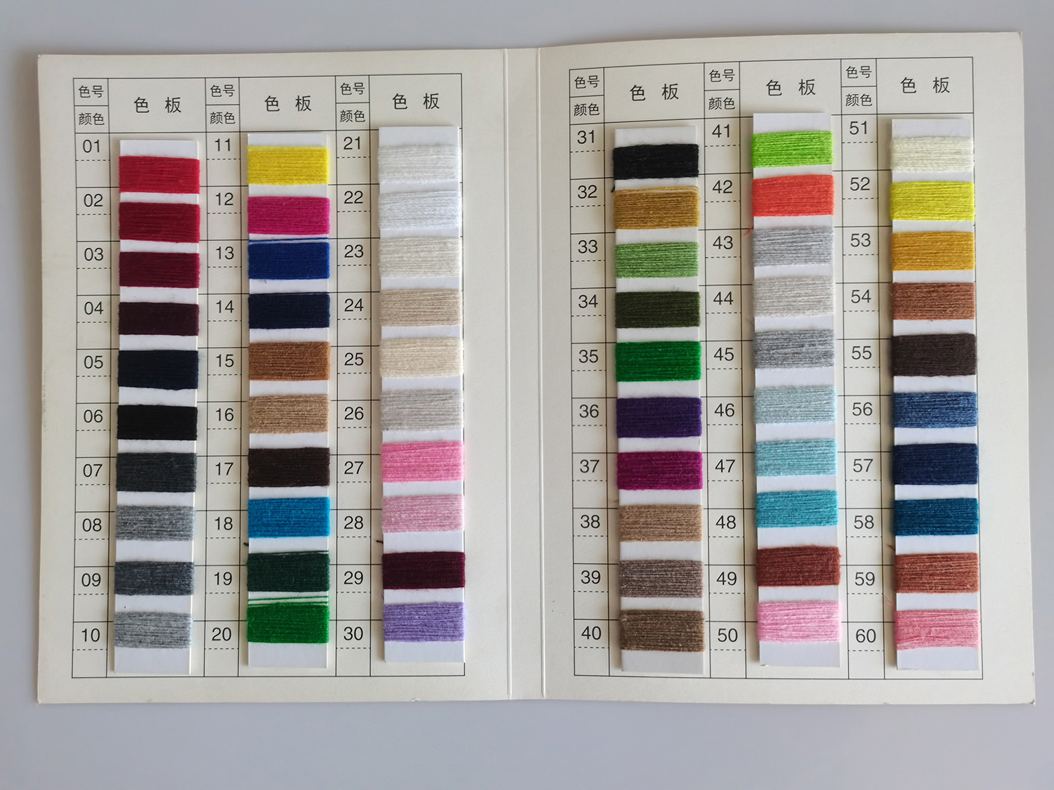 color chart